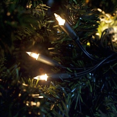 Şir luminos de Crăciun cu 35 becuri model lumânare