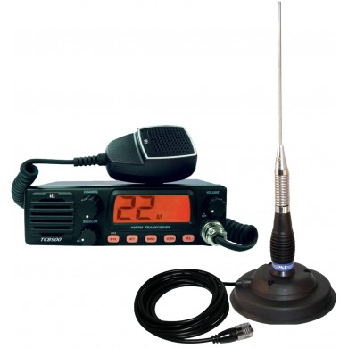 Kit Statie radio auto CB TTi TCB-990 + Antena PNI ML 100