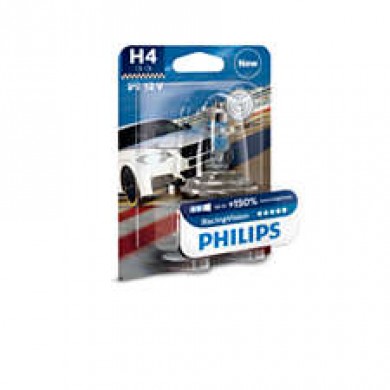 Bec Auto PHILIPS - H4 12V 60/55W P43t RACING VISION (BLISTER)