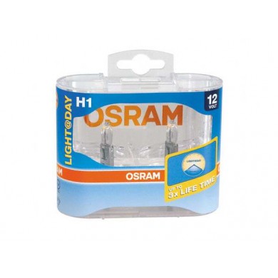 Set de 2 becuri OSRAM H1 12V 55W P14,5s LIGHT@DAY