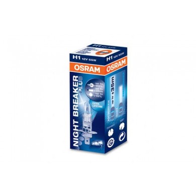 Bec Auto OSRAM H1 12V 55W P14,5s NIGHT BREAKER PLUS