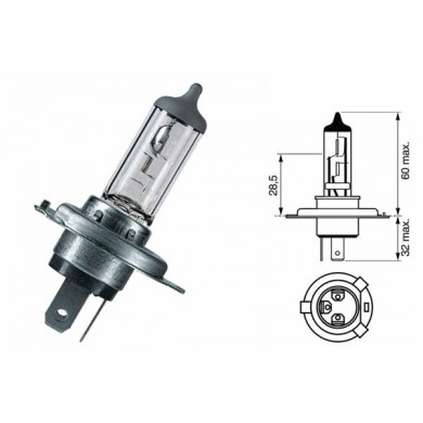 Bec Auto NARVA H4 24V 75/70W P43t