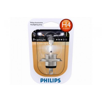 Bec Auto PHILIPS - H4 12V 60/55W P43t  PREMIUM (BLISTER)