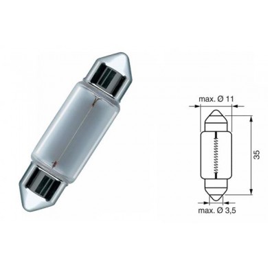 Bec Auto OSRAM - SV8,5 12V 5W 11/35mm C5W