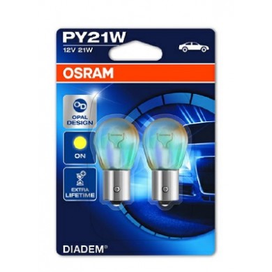 Set Becuri Auto OSRAM - PY21W 12V 21W DIADEM (BLISTER)