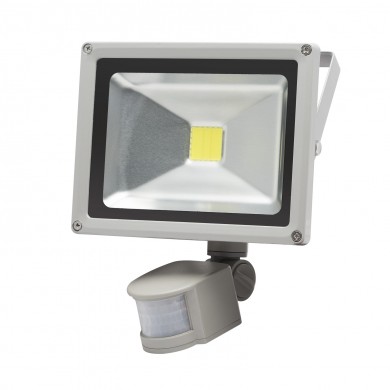 Reflector COB LED cu senzor de mişcare 20W / 240V / IP65 6000-6500K