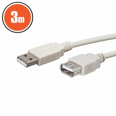 Prelungitor USB fişă A - soclu A 3,0 m