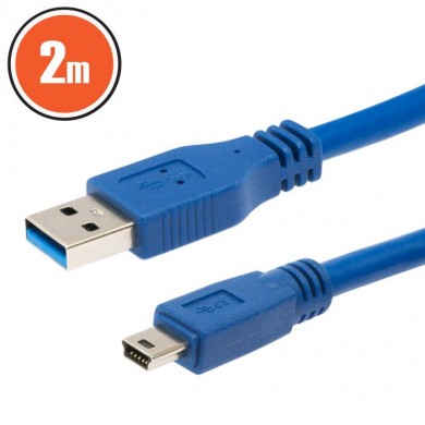 USB 3.0 Fişă A – fişă MiniB 2 m