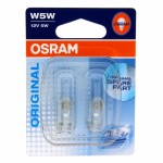 Set Becuri Auto OSRAM 2825-02B - W5W 12V 5W  W2,1x9,5d  (BLISTER)