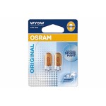 Set de 2 Becuri Auto - OSRAM - WY5W 12V 5W W2,1X9,5d galben (BLISTER)