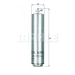 Filtru combustibil - MAHLE ORIGINAL - KL169/4D