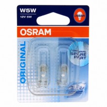 Set Becuri Auto OSRAM 2825-02B - W5W 12V 5W  W2,1x9,5d  (BLISTER)