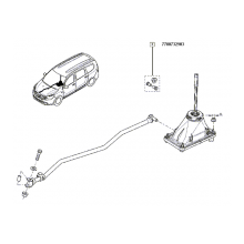 BUCSA LEVIER SCHIMBATOR VITEZA LODGY/SAND I.II - DACIA / RENAULT 7700732903