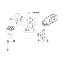 Filtru combustibil - OE RENAULT -  164039594R / 164005420R