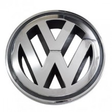 EMBLEMA - LOGO VW Original cod OE 1T0853601A FDY / VW Golf 5, Golf 6, Caddy 3, Polo 6R, 9N, Touran 1T, Eos - 125mm