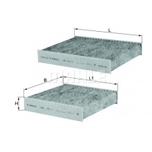 Filtru habitaclu - MAHLE ORIGINAL - Carbon activ - LAK191/S