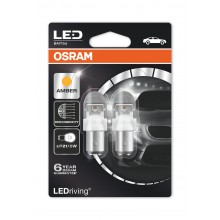 SET BECURI Auto LEDriving PREMIUM OSRAM P21/5W, 12V, BAY15d, GALBEN, 2 bucati