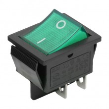 Înterupător basculant1 circuit16A-250VOFF-ONlumini de verde