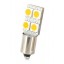 Bec Auto - LED - T4W BA9S 12V Canbus cu 4 leduri SMD