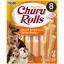 Recompense pentru caini INABA Ciao, Churu Rolls, rulouri de Pui umplute cu crema de Pui, 12g x 8 plicuri